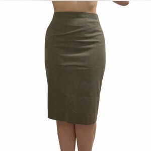 Ann Taylor tan/grey greige Pencil Skirt